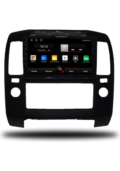 Nissan Navara Android Carplay Multimedya 2006-2010 4gb Ram + 32GB Hafıza + 4 Çekirdek