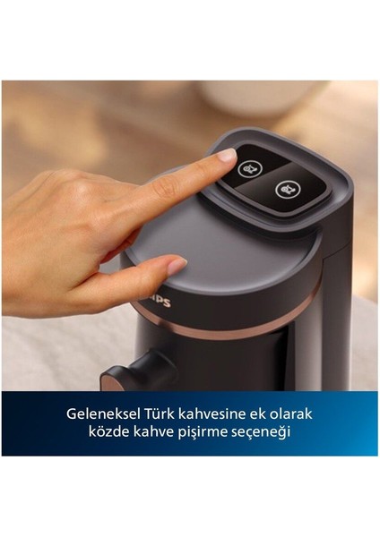 Türk Kahvesi Makinesi Siyah & Bakır 250 gr Türk Kahvesi Hediye C / F Modern Plastik 50 Hz / 60