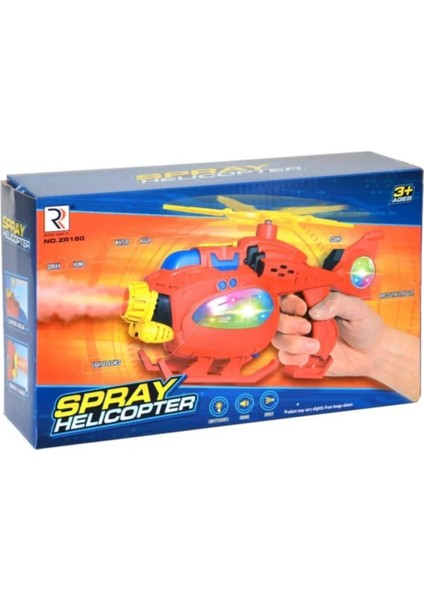 Spray Sesli ve Işıklı Duman Çıkartan Helikopter