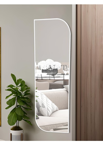Nice Boy Aynası 120X40 Konsol Aynası, Dresuar Aynası, Asimetrik Ayna