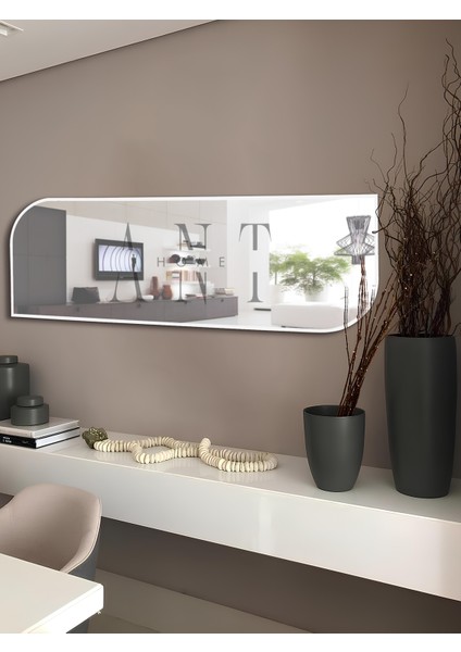 Nice Boy Aynası 120X40 Konsol Aynası, Dresuar Aynası, Asimetrik Ayna