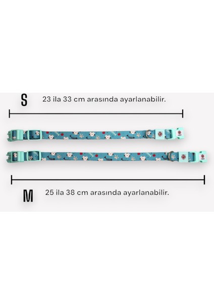 İsimlik Yavru ve Küçük Irk Köpek Tasması 1,5 cm