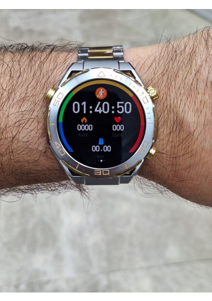 S30 Max Gümüş Gold Akıllı Saat