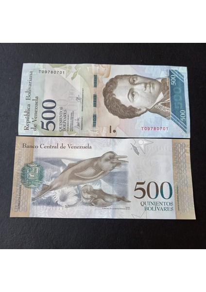 2017 Venezuela 500 Bolivar Çil Eski Yabancı Kağıt Para - 399636695475693F3A