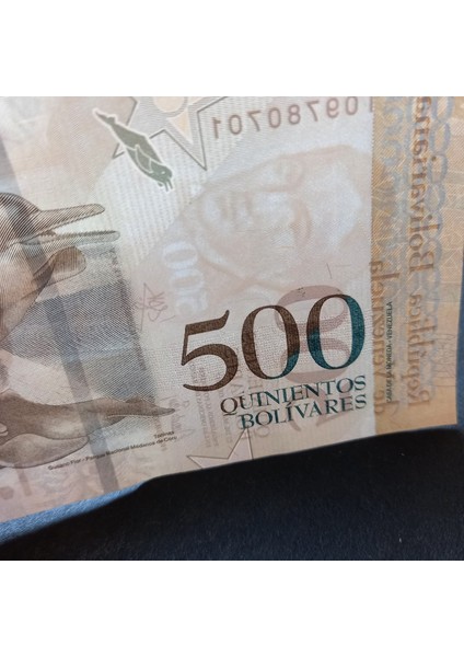 2017 Venezuela 500 Bolivar Çil Eski Yabancı Kağıt Para - 399636695475693F3A