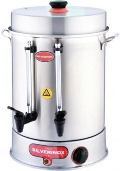 250-500 L Silverinox 120 Bardak Çay Makinesi 12 Lt M 50 Hz 3+ L 220 - 240 V Gri