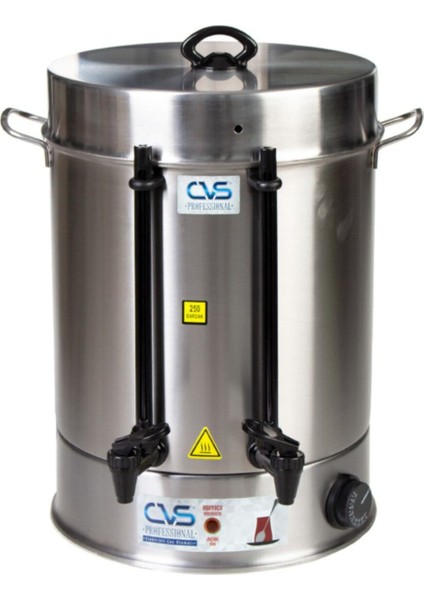 Beyaz Cvs DN91110 Elektrikli Çay Makinesi 250BARDAK Profesyonel Çay Otomatı