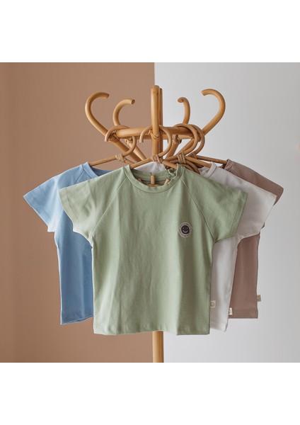 4'lü Kız ve Erkek Basic Bebek & Çocuk Tişört Seti (Nature)