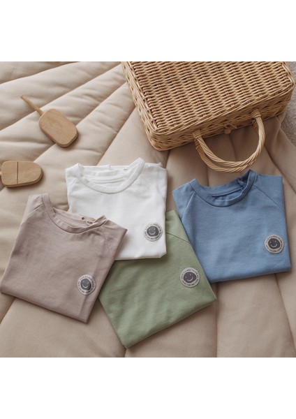 4'lü Kız ve Erkek Basic Bebek & Çocuk Tişört Seti (Nature) fiyatları