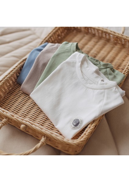 4'lü Kız ve Erkek Basic Bebek & Çocuk Tişört Seti (Nature) fırsatları