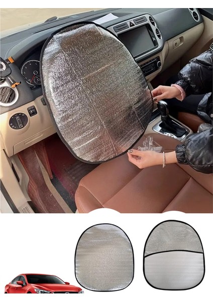 Lenkrad Araç Direksiyon Güneşliği Araba Oto Direksiyon Güneşlik Direksiyon Güneş Koruyucu Kılıf