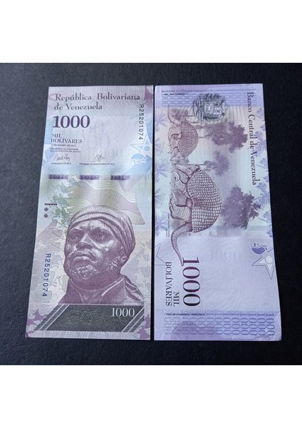 2017 Venezuela 1000 Bolivar Çil Eski Yabancı Kağıt Para - 3996366953DC941732