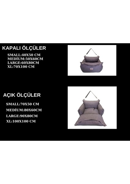 Gri Kedi-Köpek-Araç Koltuğu-Yatak-Minder-Seyahat Koltuğu-Mat-Kulübe-Küçük-Orta-Büyük Irk indirimleri