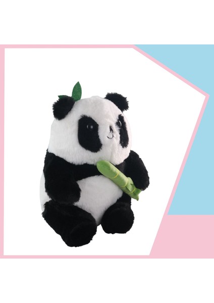 Panda Peluş Bambu Uyku Arkadaşi 30 cm Siyah - Beyaz Gnzrz