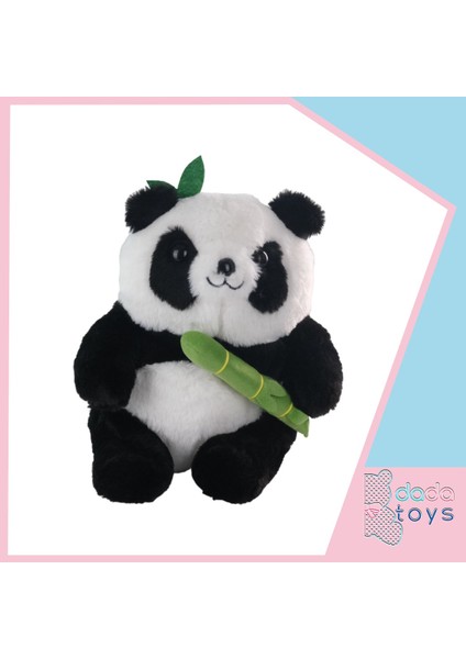 Panda Peluş Bambu Uyku Arkadaşi 30 cm Siyah - Beyaz Gnzrz