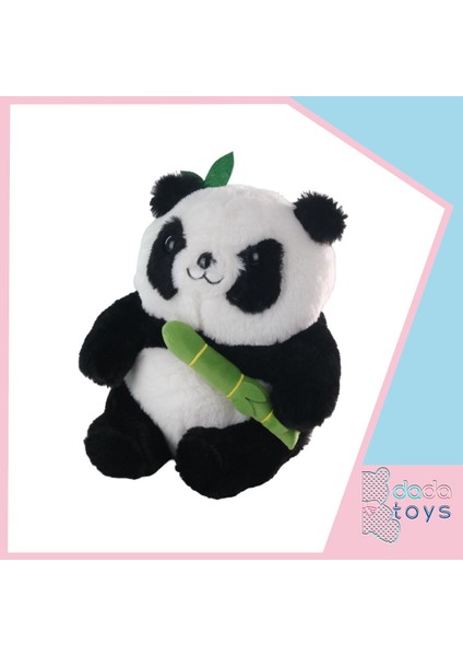 Panda Peluş Bambu Uyku Arkadaşi 30 cm Siyah - Beyaz Gnzrz