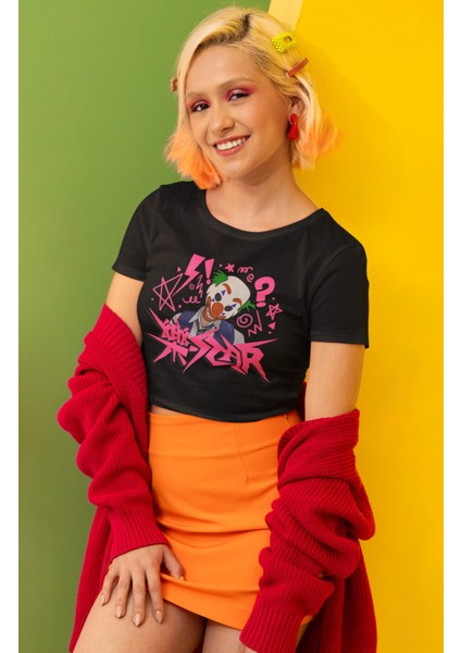 Stray Kids Rock Star Albüm Baskılı Crop Top, Stray Kids Baskılı Crop Bluz