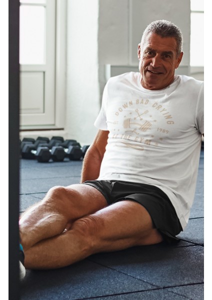 Oversize Dumbell At The Gym Baskılı T-Shirt fiyatları