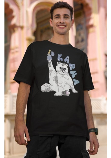 Unisex Karma Taylor Swift Baskılı T-Shirt, Oversize Taylor Baskılı Tişört
