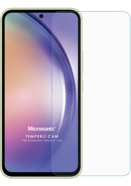 Samsung Galaxy A54 Tempered Glass Cam Ekran Koruyucu