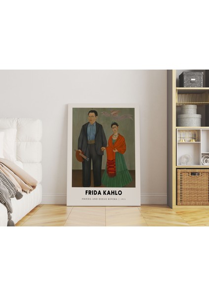 Frida Kahlo Duvar Dekor Kanvas Tablo Modern Sanatsal Tablo Salon Duvar Dekor