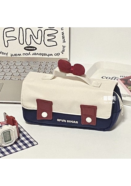 Japon Yay Ins Büyük Kapasiteli Çok Katmanlı Kapaklı Öğrenci Sevimli Kırtasiye Çantası Kalem Kutusu (Yurt Dışından)