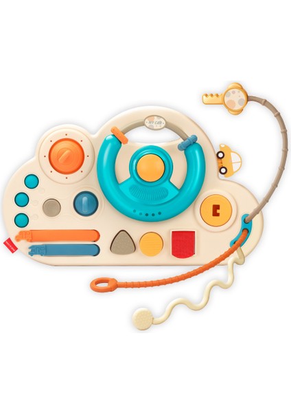 Erken Eğitim Araba Simülasyon Simülatörü Direksiyon Bebek Eğitici Direksiyon Bebek Meşgul Kurulu Oyuncak (Yurt Dışından)