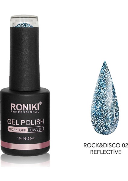 Kalıcı Flash Oje Rock Disco Reflective 02 10 ML