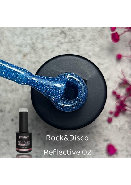 Kalıcı Flash Oje Rock Disco Reflective 02 10 ML