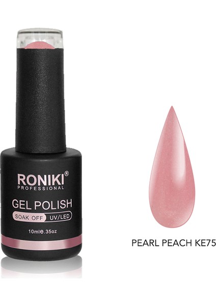 Sedefli Kalıcı Oje Pearl Peach Ke75 10 ML