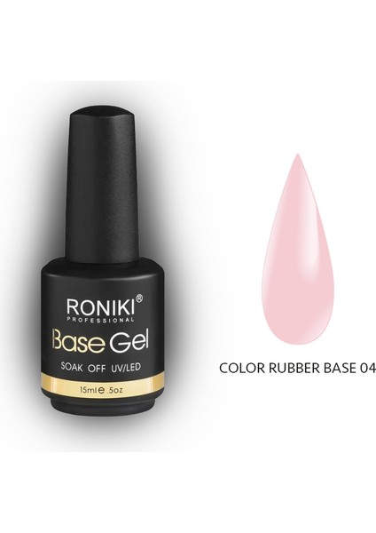 Rubber Color Base Coat Renkli Base 04 15 ML