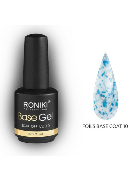 Rubber Base Coat Foils 10 15 ML