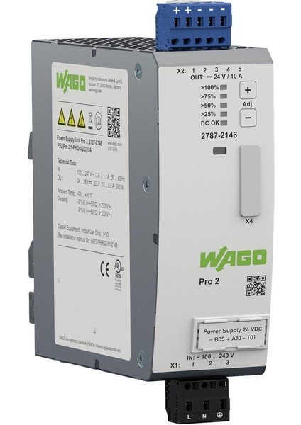 2787-2146 Güç Kaynağı 1 Fazlı 24VDC 10A Topboost+Powerboost