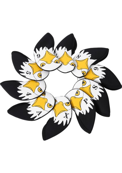 10X Golf Headcovers Neopren Golf Kulübü Golf I Kılıfı Başörtüsü Kol (Yurt Dışından) fiyatları