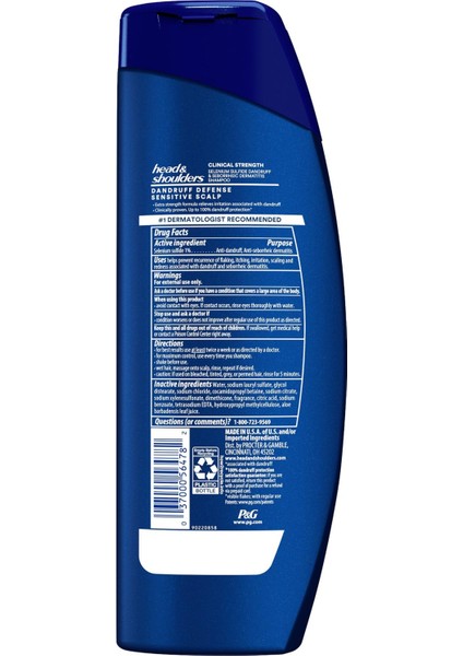 Head Shoulders Clinical Strength Sensitive Scalp Kepek Şampuanı 400 ML fiyatları