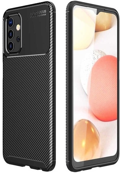 Samsung Galaxy A32 5g Uyumlu Kılıf Zore Negro Silikon Kapak, Siyah
