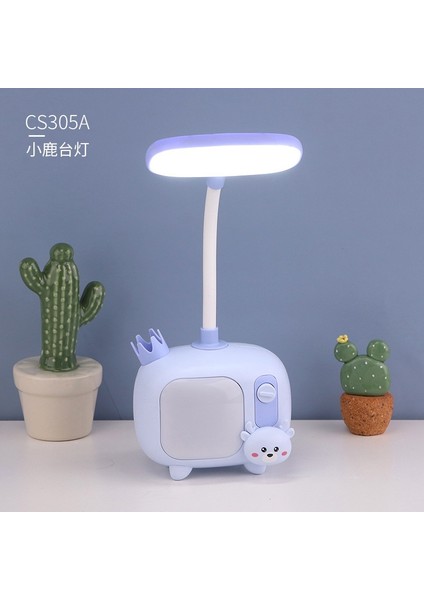 USB Gece Lambası LED Göz Koruması Taşınabilir Katlanır Şarj Edilebilir Gece Lambası Küçük Masa Lambası (Yurt Dışından)