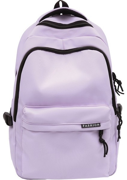 Erkekler ve Kızlar Için Yeni Japon Tarzı Sırt Çantası, Küçük Taze Rahat Düz Renk Basit Sırt Çantası, Ortaokul Öğrencisi ve Üniversite Öğrencisi Seyahat Sırt Çantası (Yurt Dışından)