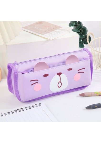 Ilkokul Öğrencileri Için Kalem Kutusu, Üst Düzey Kalem Kutusu, Geniş Kapasiteli, Leke Tutmaz Kalem Kutusu, Sevimli Göğüs Kalem Kutusu (Yurt Dışından)