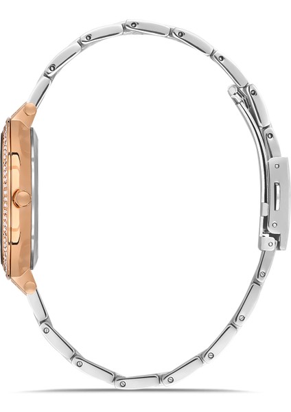 Gümüş - Rose Celik Kordon Kadın Kol Saati FL21449A-E fiyatları