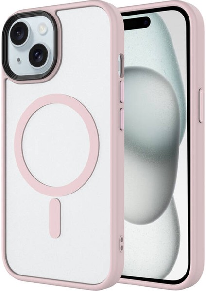 iPhone 14 Kılıf Şık Tasarımlı Wireless Şarj Özellikli Treno Magsafe Kapak
