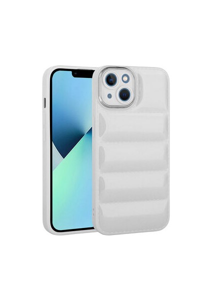 iPhone 14 Plus Kılıf Kamera Korumalı ve Parklak Galya Kapak