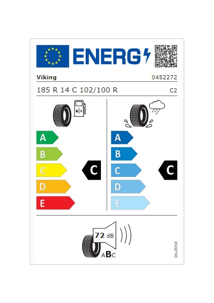 185 R14C 8Pr 102/100R Transtech Newgen Yaz Lastiği (Üretim Yılı: 2024)