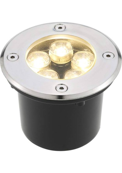 Sıva Altı LED Armatür Işık Show Gösteri Yol Aydınlatma Açık Alan Yuvarlak Zemin A-1402 6W 220V