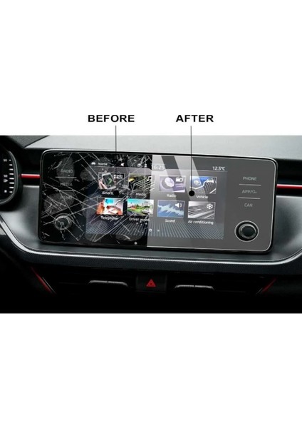 Skoda Fabia 8.25 Inç Multimedya Mat Ekran Koruyucu Şeffaf modelleri
