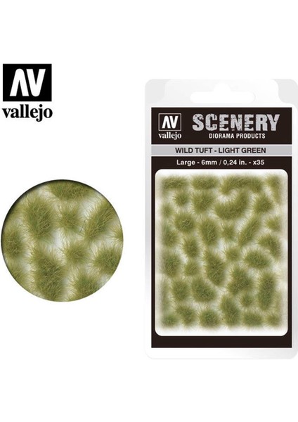 SC417 Light Green, 6 mm. Hazır Çim Dokusu