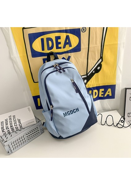 Basit Rahat Trendy Sırt Çantası Ortaokul Lise Öğrencisi Okul Çantası (Yurt Dışından)