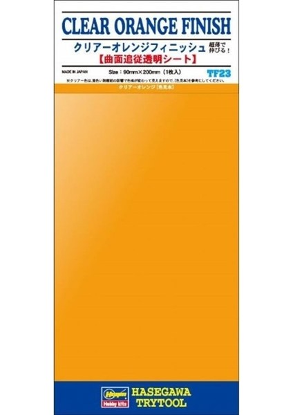 TF23 71823 Şeffaf Turuncu Kaplama 90X200MM
