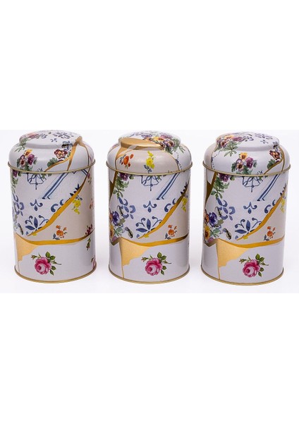 ERB04U5 Silindir Saklama Kabı Ø105 3 Lü Set, Kint Sugi
