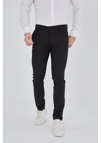 Yeni Koza Riva Erkek Kanvas Pantolon Siyah